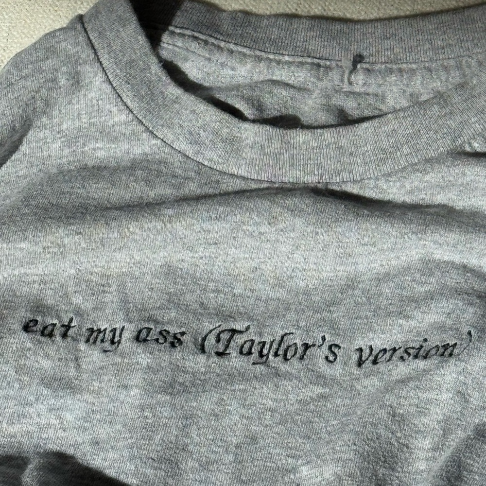 eat my a$$ (Taylor’s version) crop tee